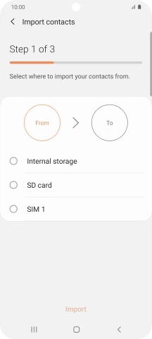 Press the name of the SIM.