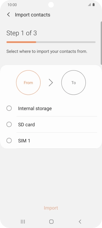 Press the name of the SIM.
