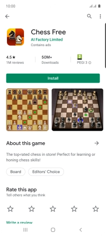 Press Install and follow the instructions on the screen to install the app.