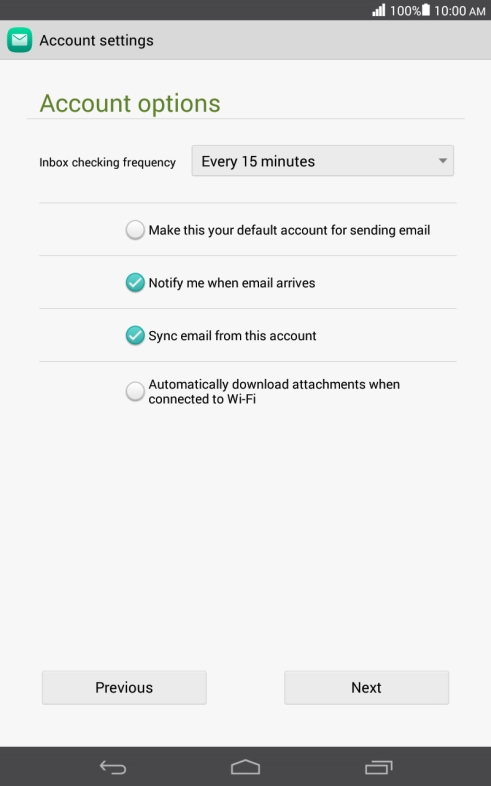 Press the drop down list next to 