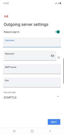 Press the field below 