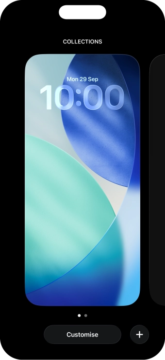 Press the add icon. Press the add icon.