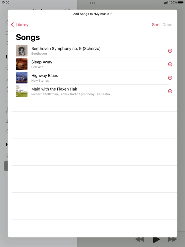 Go to the required category and press the required audio file. Go to the required category and press the required audio file.