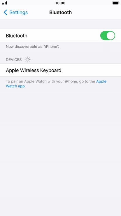 Press the required Bluetooth device and follow the instructions on the screen to pair the device with your phone. Press the required Bluetooth device and follow the instructions on the screen to pair the device with your phone.