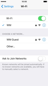 Press the Home key to return to the home screen.