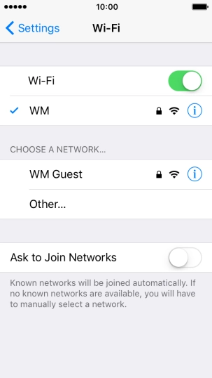 Press the Home key to return to the home screen.