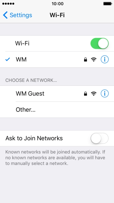 Press the Home key to return to the home screen.