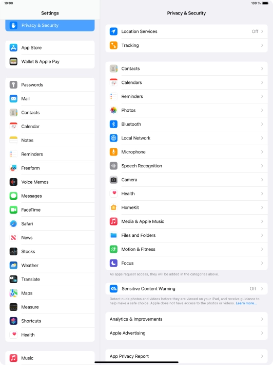 Press Sensitive Content Warning.