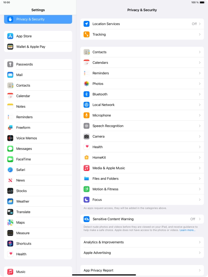 Press Sensitive Content Warning.