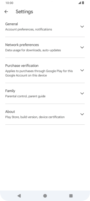 Press Network preferences.