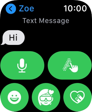 Press the microphone icon and follow the instructions on the screen to record and send the message. Press the microphone icon and follow the instructions on the screen to record and send the message.