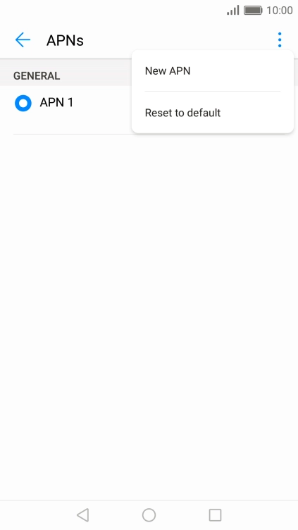 Press New APN.