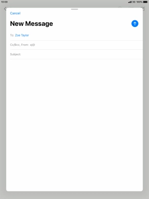 Press Subject: and key in the required subject. Press Subject: and key in the required subject.