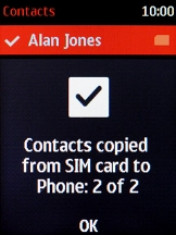 Press the Navigation key.