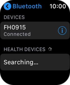 Press the Digital Crown to return to the home screen.