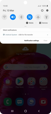 Press Android System.