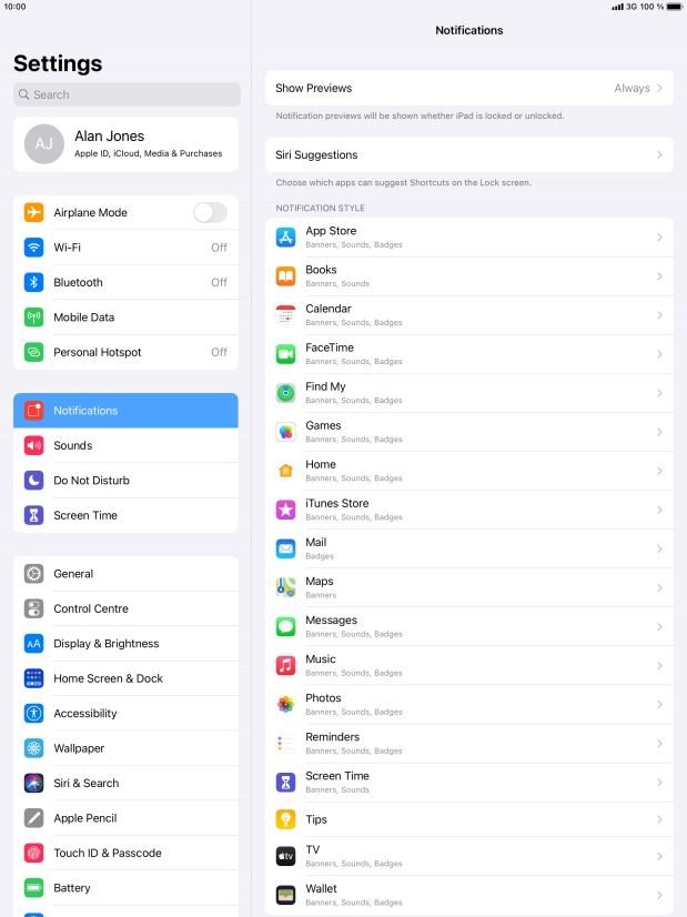 Press Show Previews.