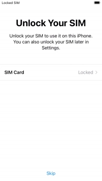 Press SIM Card.