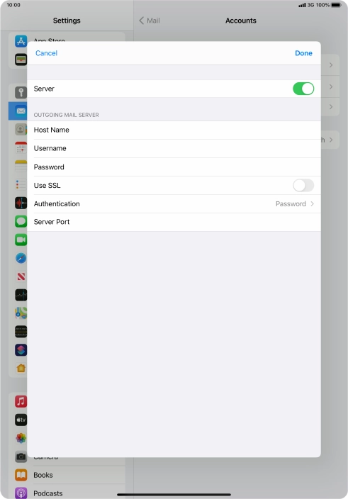 Press Authentication.