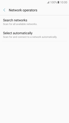 Press Search networks and your phone will search for networks.