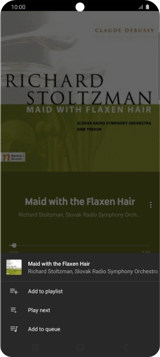 Press Add to playlist.