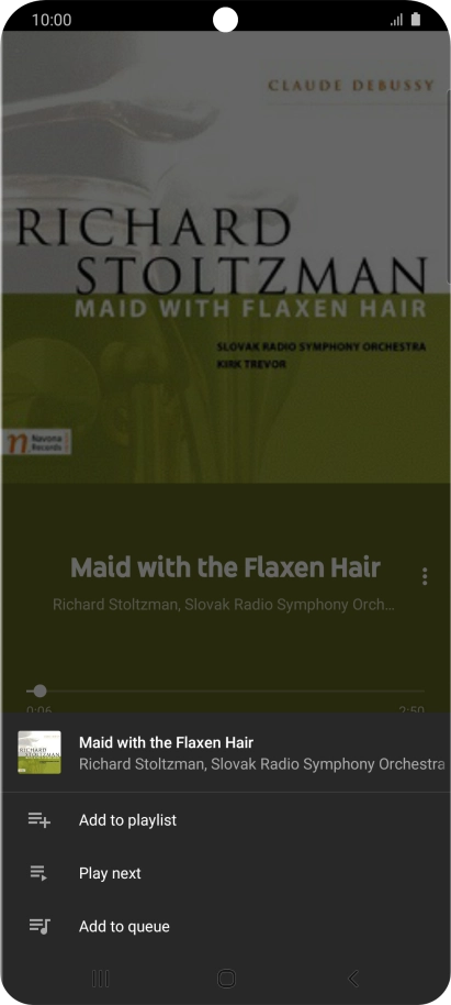 Press Add to playlist.