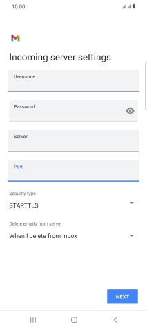 Press the drop down list below 