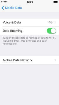 Press the Home key to return to the home screen.