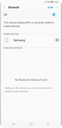 Press the Home key to return to the home screen.