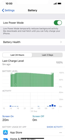Slide your finger upwards starting from the bottom of the screen to return to the home screen.