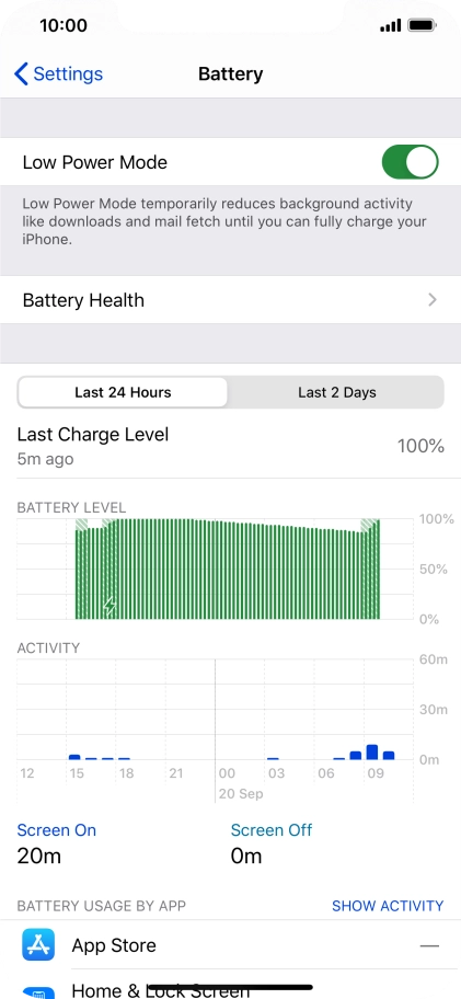 Slide your finger upwards starting from the bottom of the screen to return to the home screen.