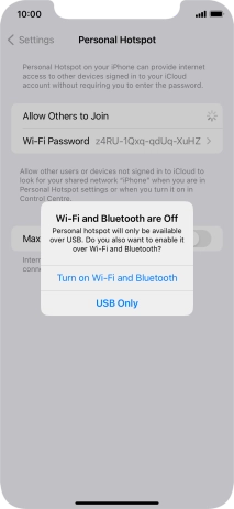 If Wi-Fi is turned off, press Turn on Wi-Fi and Bluetooth.