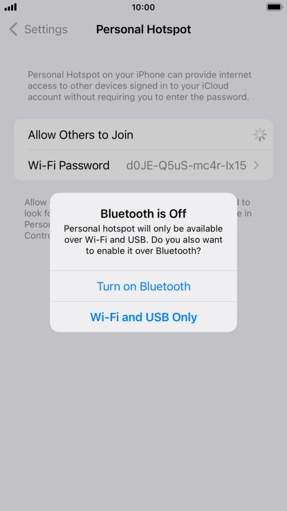 If Wi-Fi is turned on, press Wi-Fi and USB Only. If Wi-Fi is turned on, press Wi-Fi and USB Only.