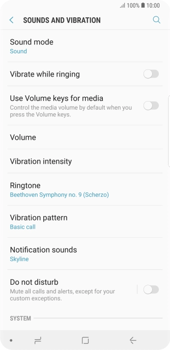 Press the Home key to return to the home screen. Press the Home key to return to the home screen.