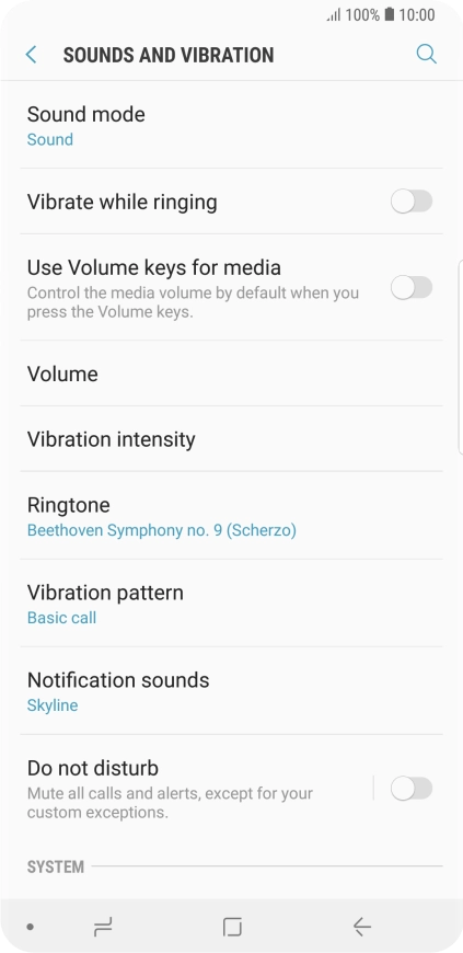 Press the Home key to return to the home screen. Press the Home key to return to the home screen.