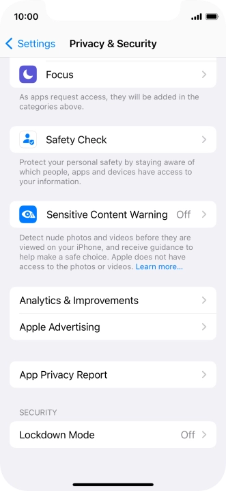 Press Sensitive Content Warning.
