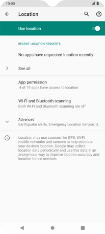 Press App permission.