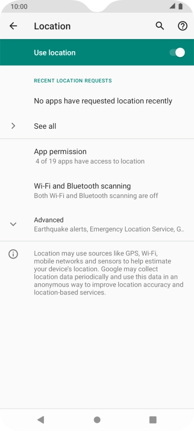 Press App permission.