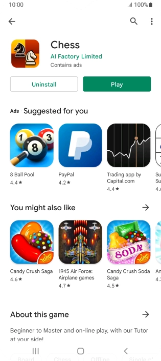 Press the Home key to return to the home screen.