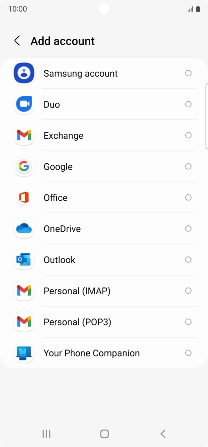 Press Personal (IMAP).