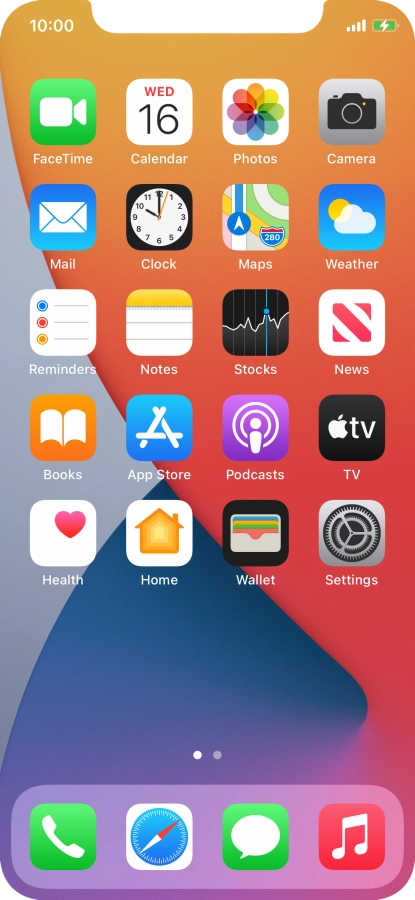 When the battery charging icon is displayed, the battery is charging.