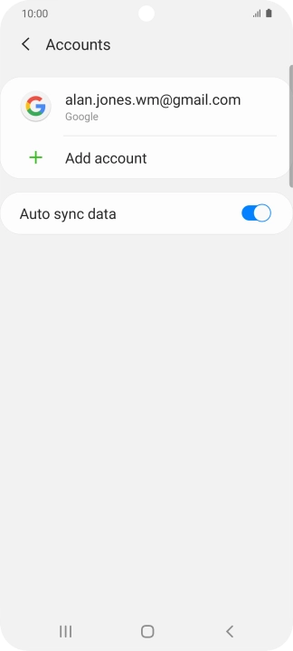Press the Home key to return to the home screen.