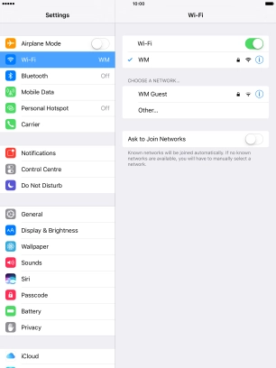 Press the Home key to return to the home screen.