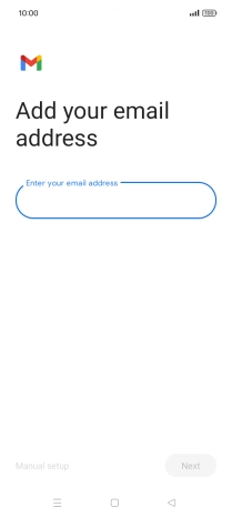 Press the field below 