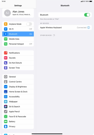 Slide your finger upwards starting from the bottom of the screen to return to the home screen.