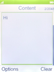 Press the Left selection key. Press the Left selection key.