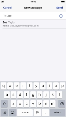 Press the required contact.