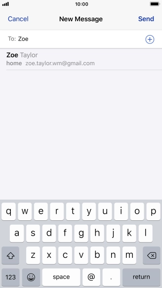 Press the required contact.