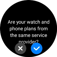 Press the confirm icon. Press the confirm icon.