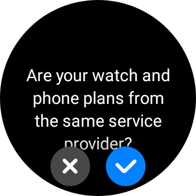 Press the confirm icon. Press the confirm icon.